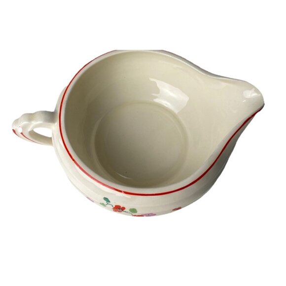 Edwin Knowles Flower Pots Tulips Art Deco Gravy Boat 1930’s - Picture 3 of 7